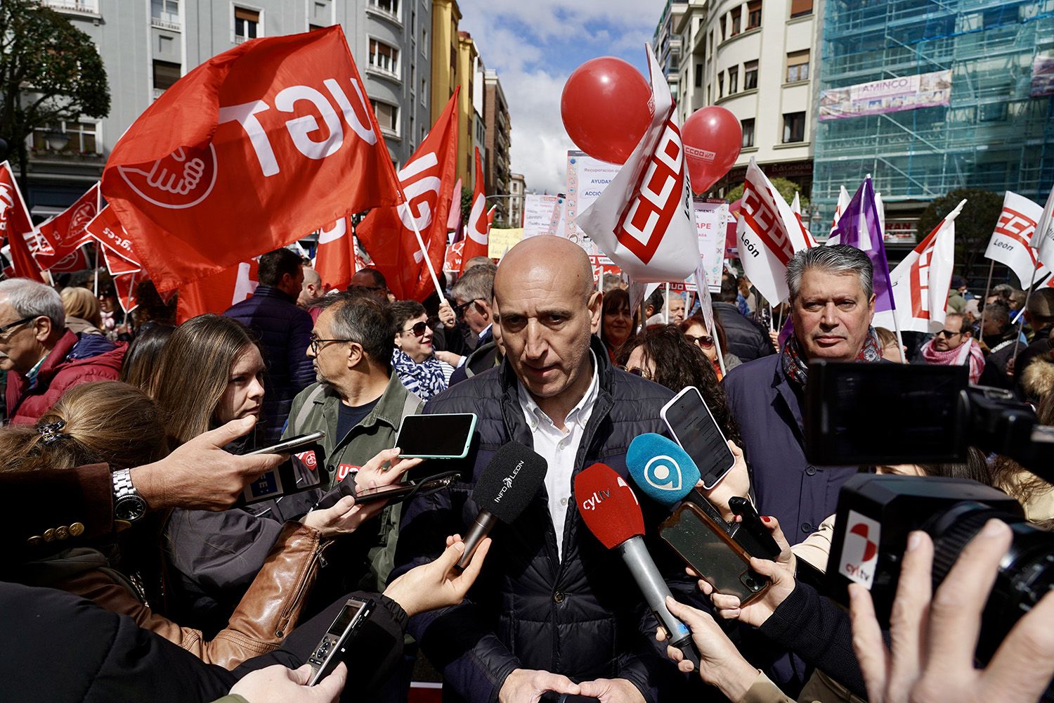 Manifestación del Día del Trabajador en León | Campillo (ICAL)