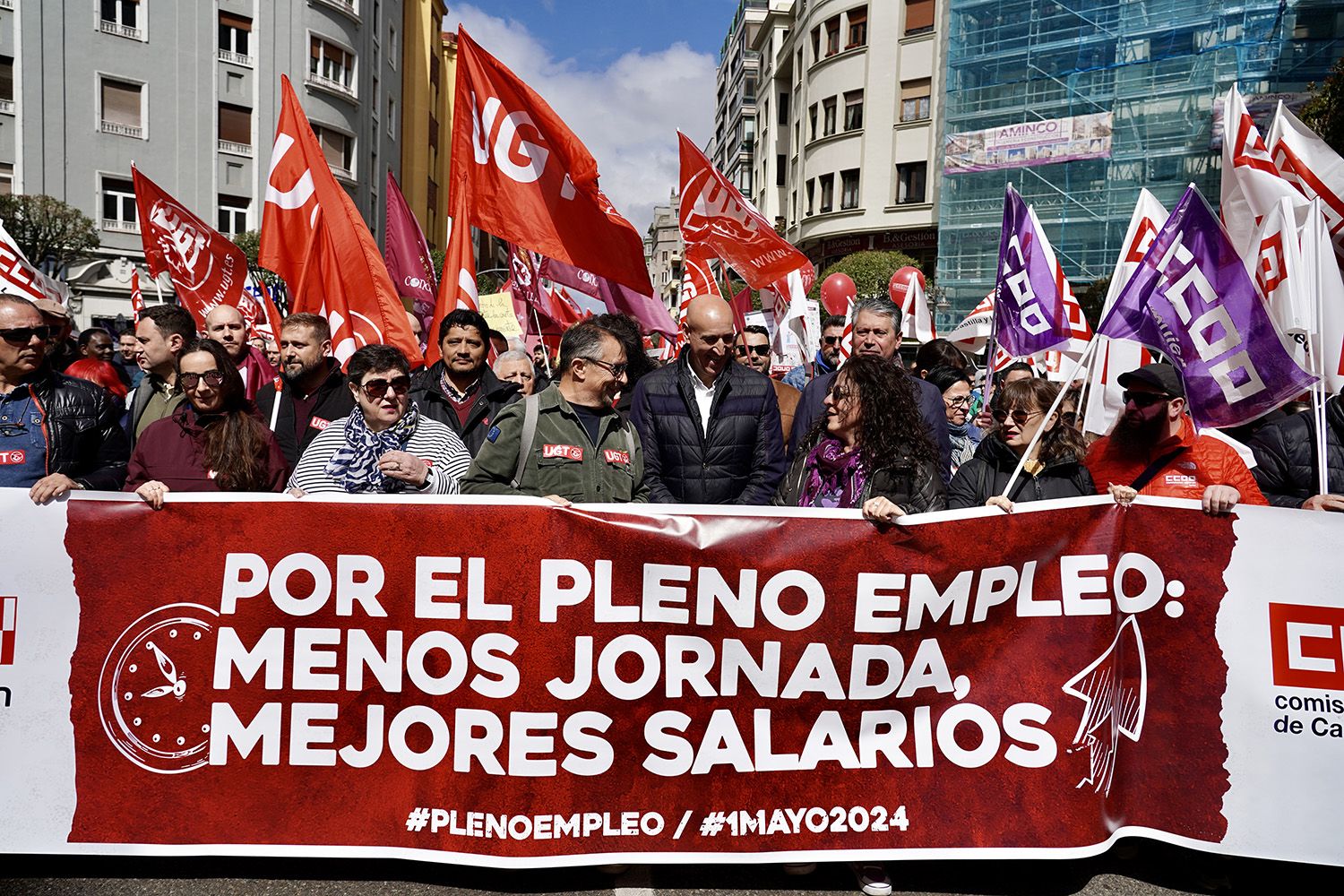 Manifestación del Día del Trabajador en León | Campillo (ICAL)