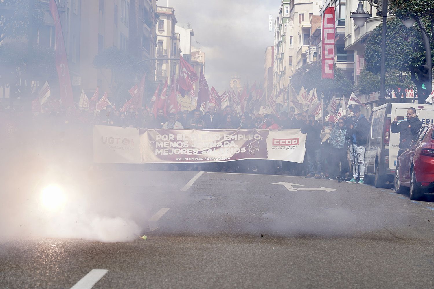 Manifestación del Día del Trabajador en León | Campillo (ICAL)