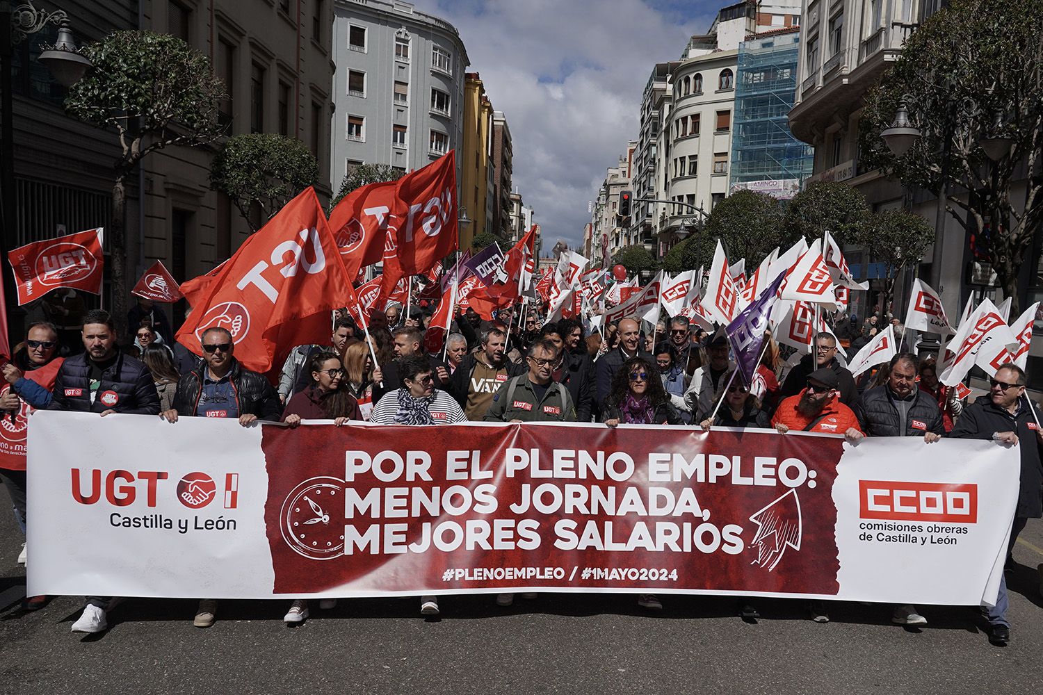 Manifestación del Día del Trabajador en León | Campillo (ICAL)