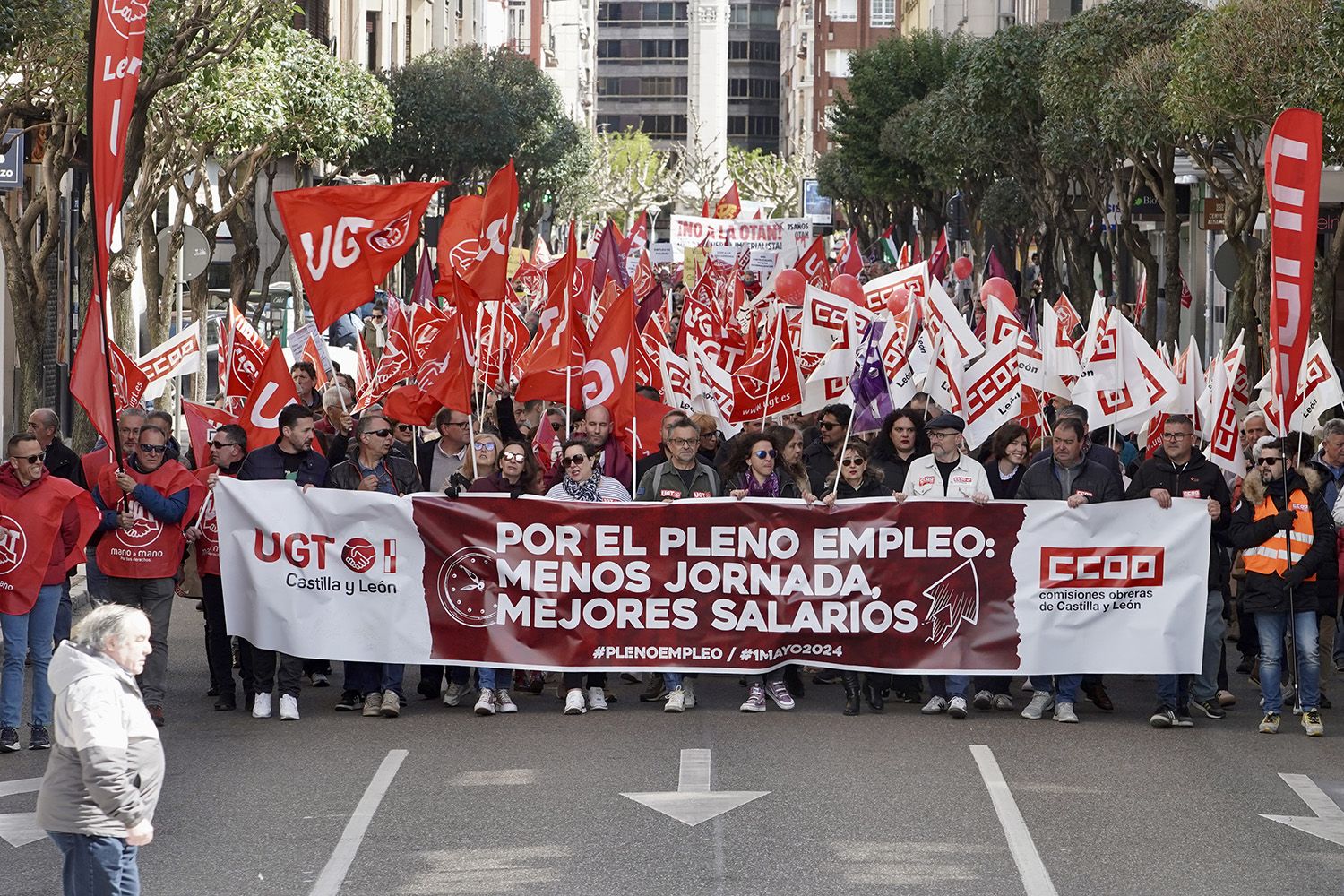 Manifestación del Día del Trabajador en León | Campillo (ICAL)