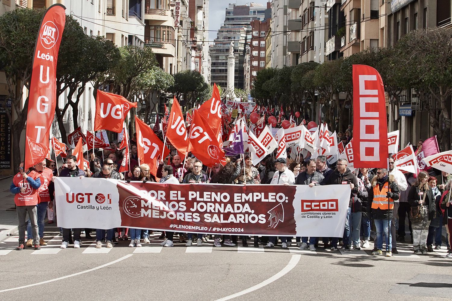 Manifestación del Día del Trabajador en León | Campillo (ICAL)