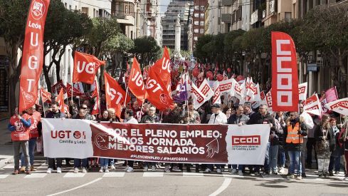 Manifestación del Día del Trabajador en León | Campillo (ICAL) Manifestación del Día del Trabajador en León | Campillo (ICAL)