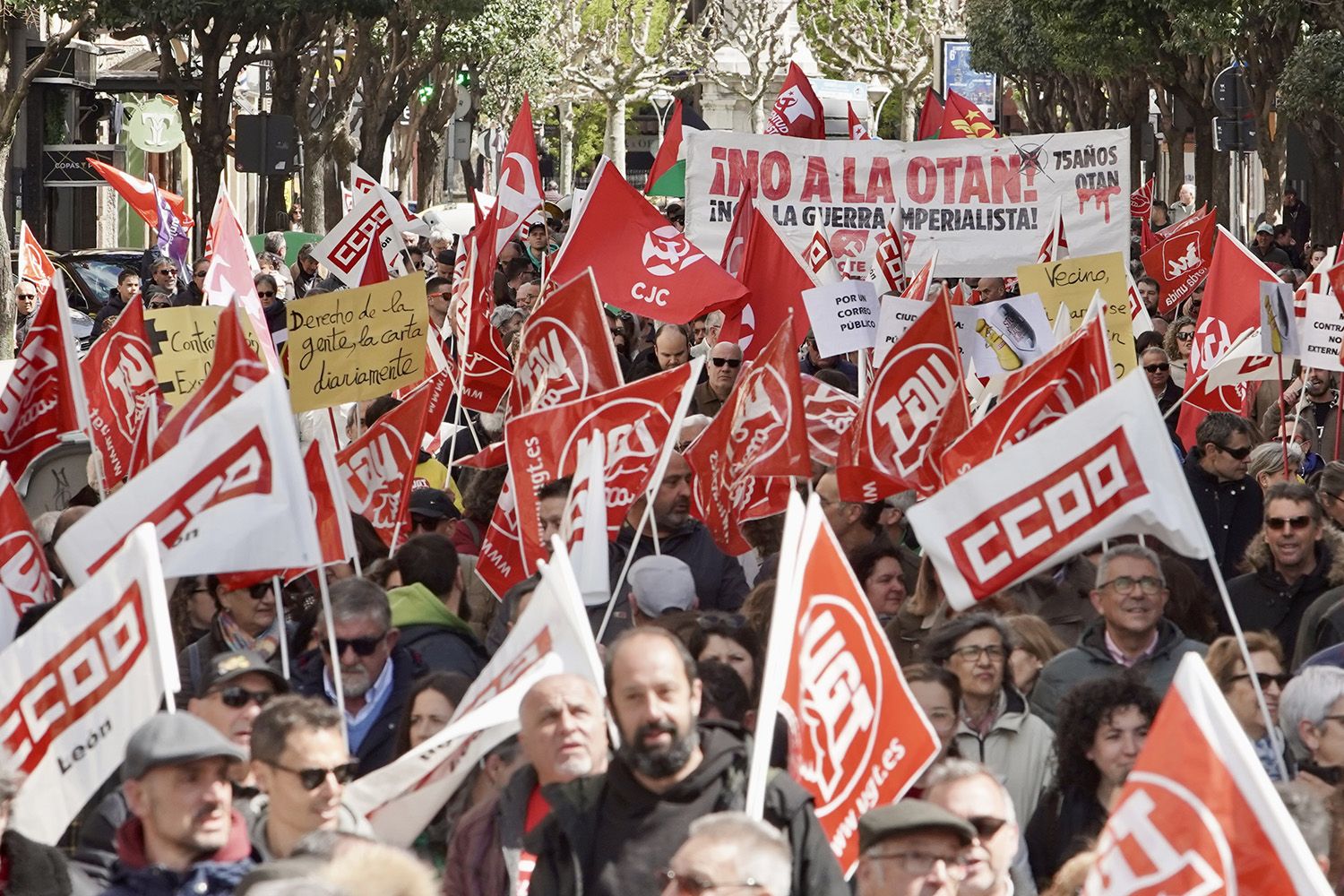 Manifestación del Día del Trabajador en León | Campillo (ICAL)