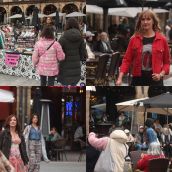 portada desfile moda en la calle