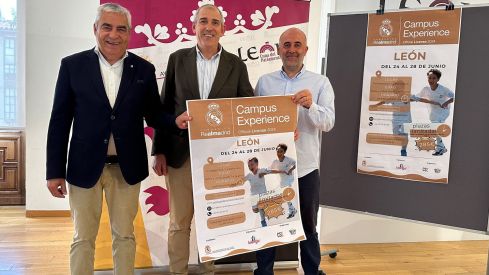 La capital acogerá en junio el primer Campus Experience del Real Madrid celebrado en León