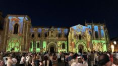 Proyecciones artísticas en la fachada de San Isidoro de León | Ayuntamiento de León