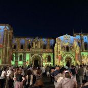 Proyecciones artísticas en la fachada de San Isidoro de León | Ayuntamiento de León
