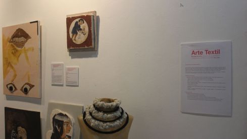 Inauguración de la exposición colectiva de los alumnos de la Escuela de Arte de León