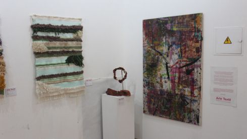 Inauguración de la exposición colectiva de los alumnos de la Escuela de Arte de León