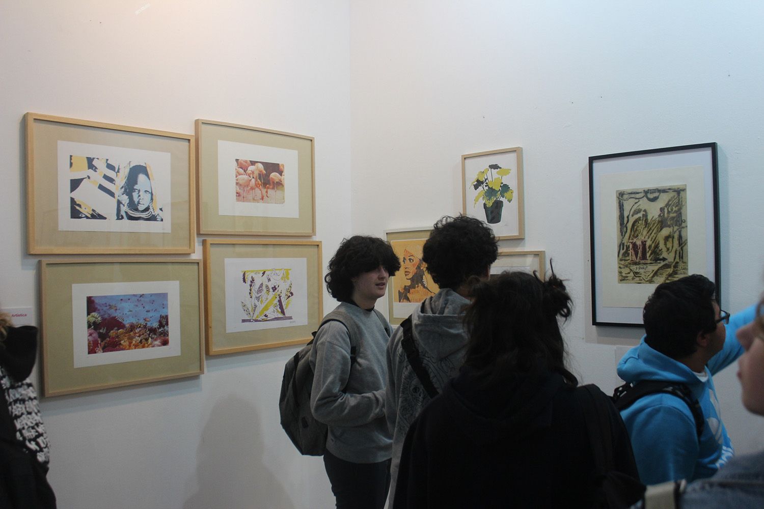 Inauguración de la exposición colectiva de los alumnos de la Escuela de Arte de León