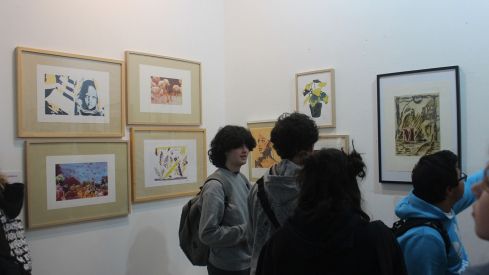 Inauguración de la exposición colectiva de los alumnos de la Escuela de Arte de León