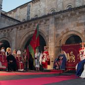 Recreación de las Cortes Leonesas del año 1188 en San Isidoro | Peio García / ICAL. 