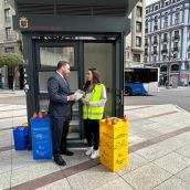 Los leoneses depositaron más de 2.000 toneladas de plásticos, 3.800 de papel y 2.400 de vidrio durante 2023