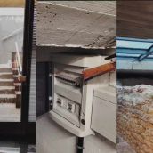 La cripta romana de León pasada por agua después de las lluvias acontecidas en los últimos días