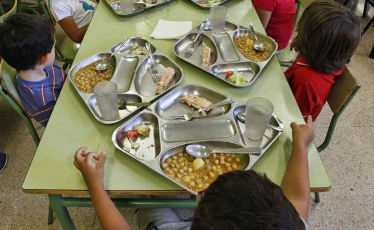 Imagen de un comedor escolar