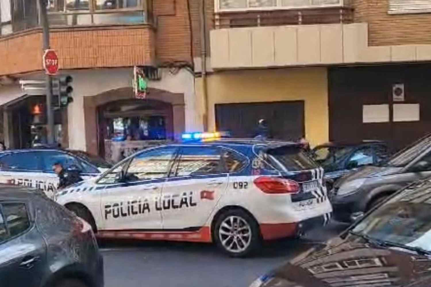 atropello policia leon