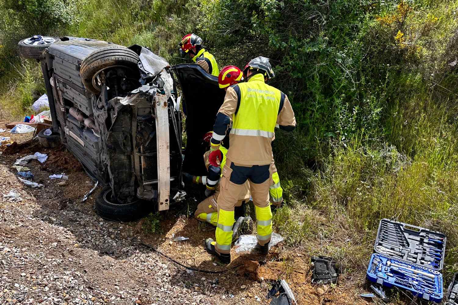 accidente santovenia de la valdoncina