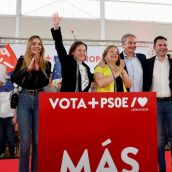 José Luis Rodríguez Zapatero, encabeza un mitin del PSOE de León | Campillo / ICAL