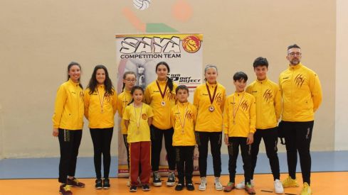 El Club Saya de Valencia de Don Juan  se llevo siete medallas en el Campeonato Regional Cadete e Infantil de  Taekwondo