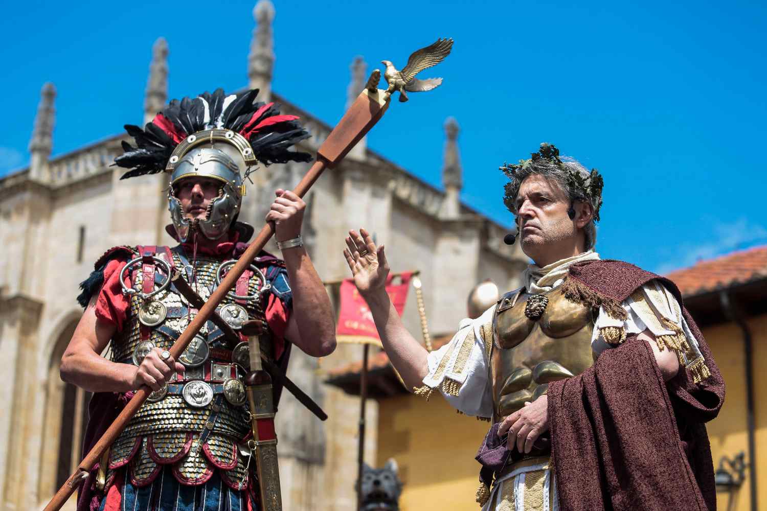 León recuerda su origen romano con el 'Natalicio del Águila'