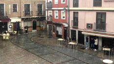 Granizada en León capital Granizada en León capital