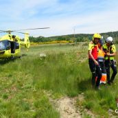 El embalse de  Villagatón escenario de un  simulacro de rotura de presa 