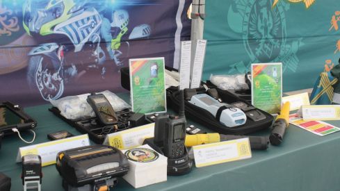 Exposición de materiales de las Fuerzas Armadas y Guardia Civil de León