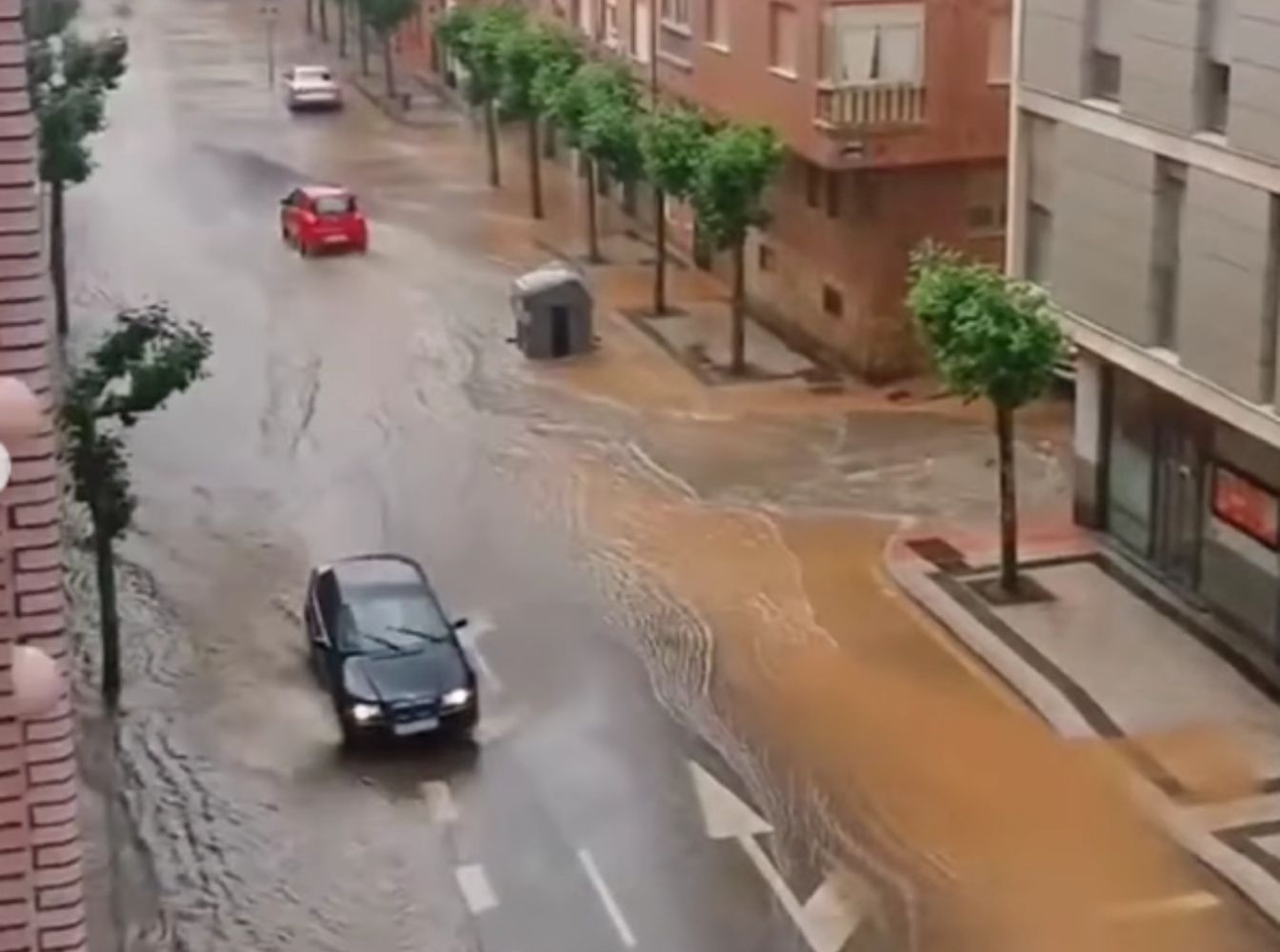 Las tormentas e intensas lluvias azotan León (1)