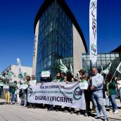 Concentración CSIF contra la campaña de incendios forestales | Campillo / ICAL.