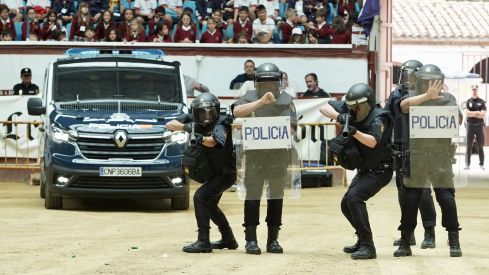 Exhibición de medios policiales en la plaza de toros de León | Campillo / ICAL Exhibición de medios policiales en la plaza de toros de León | Campillo / ICAL