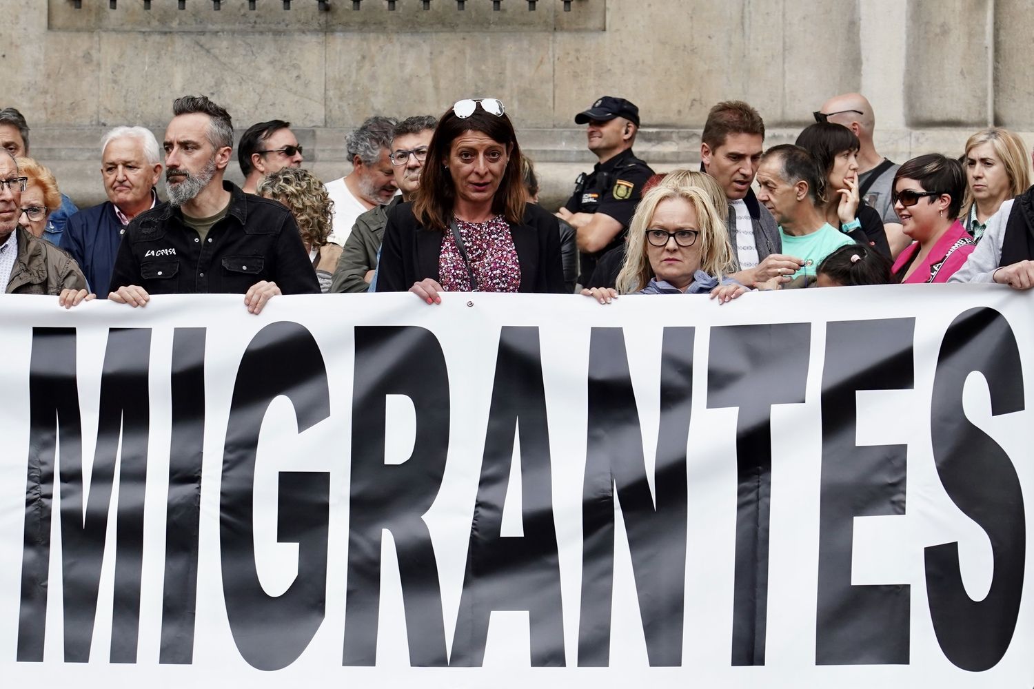 Concentración por la apertura del Centro de Atención a Inmigrantes en Villarrodrigo de las Regueras