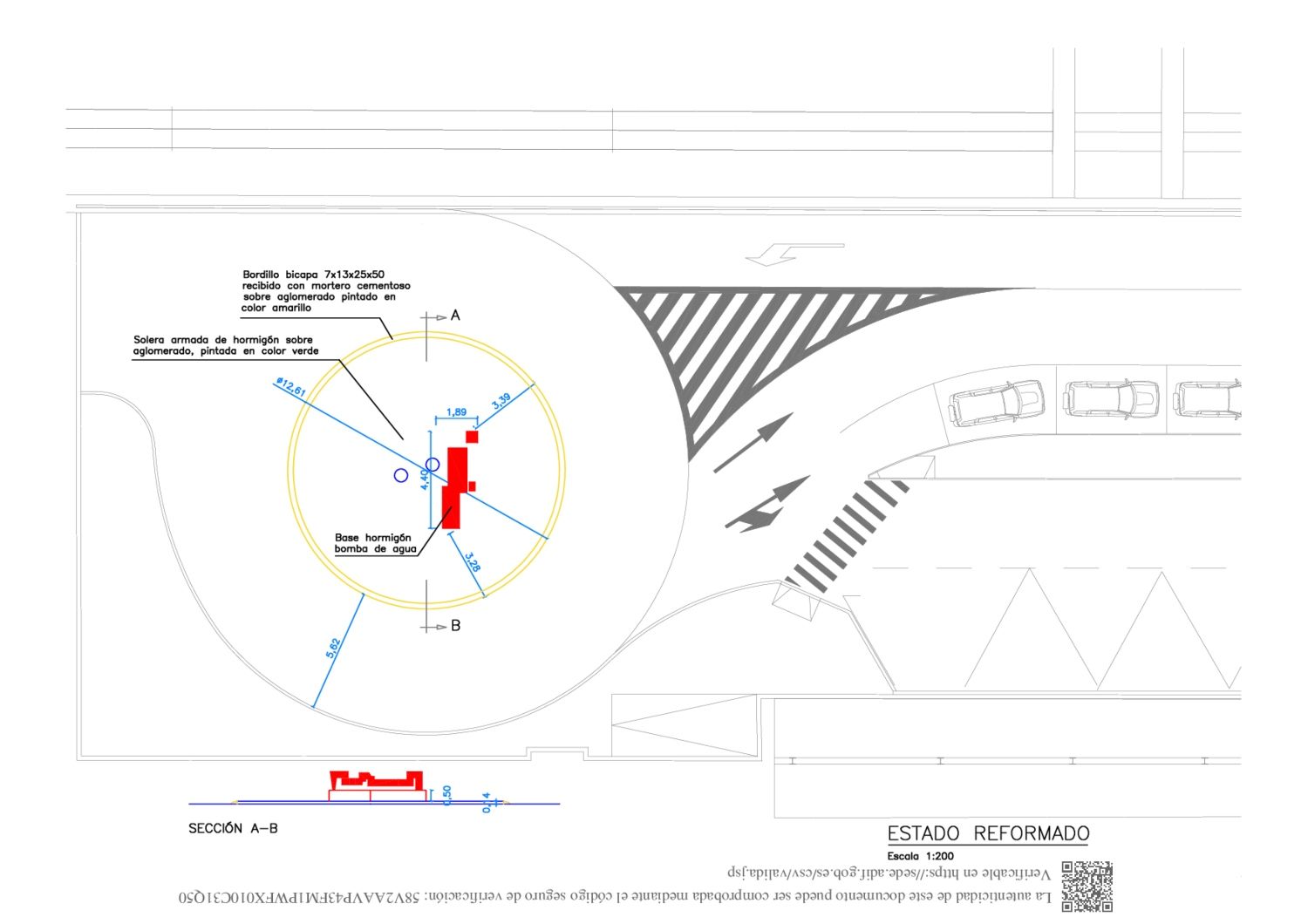  Planos de Adif de la rotonda junto a la Estación de Tren de León 