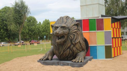 "El rugido del León" la hoguera de la Noche de San Juan ´24