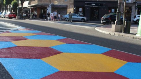 Nuevo cebreado calle San Agustín