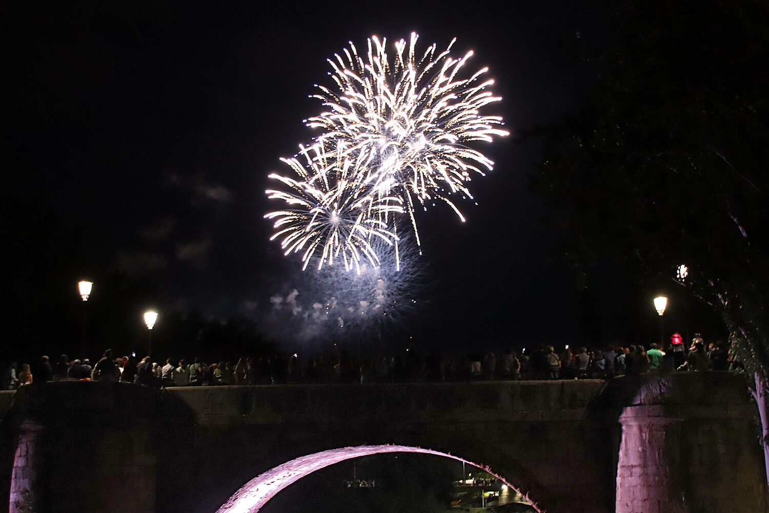 Fuegos artificiales en la Noche de San Juan | Peio García / ICAL