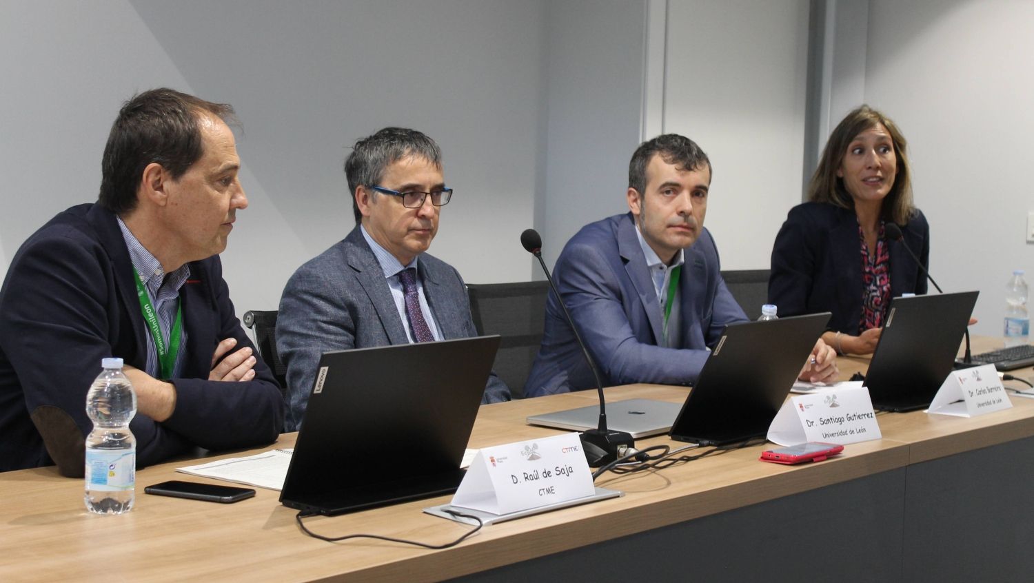 Raúl de la Saja, Santiago Gutiérrez Martín, Carlos Barreiro Méndez y María Cristina León (1)