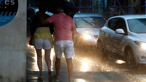 Foto archivo de una tormenta 