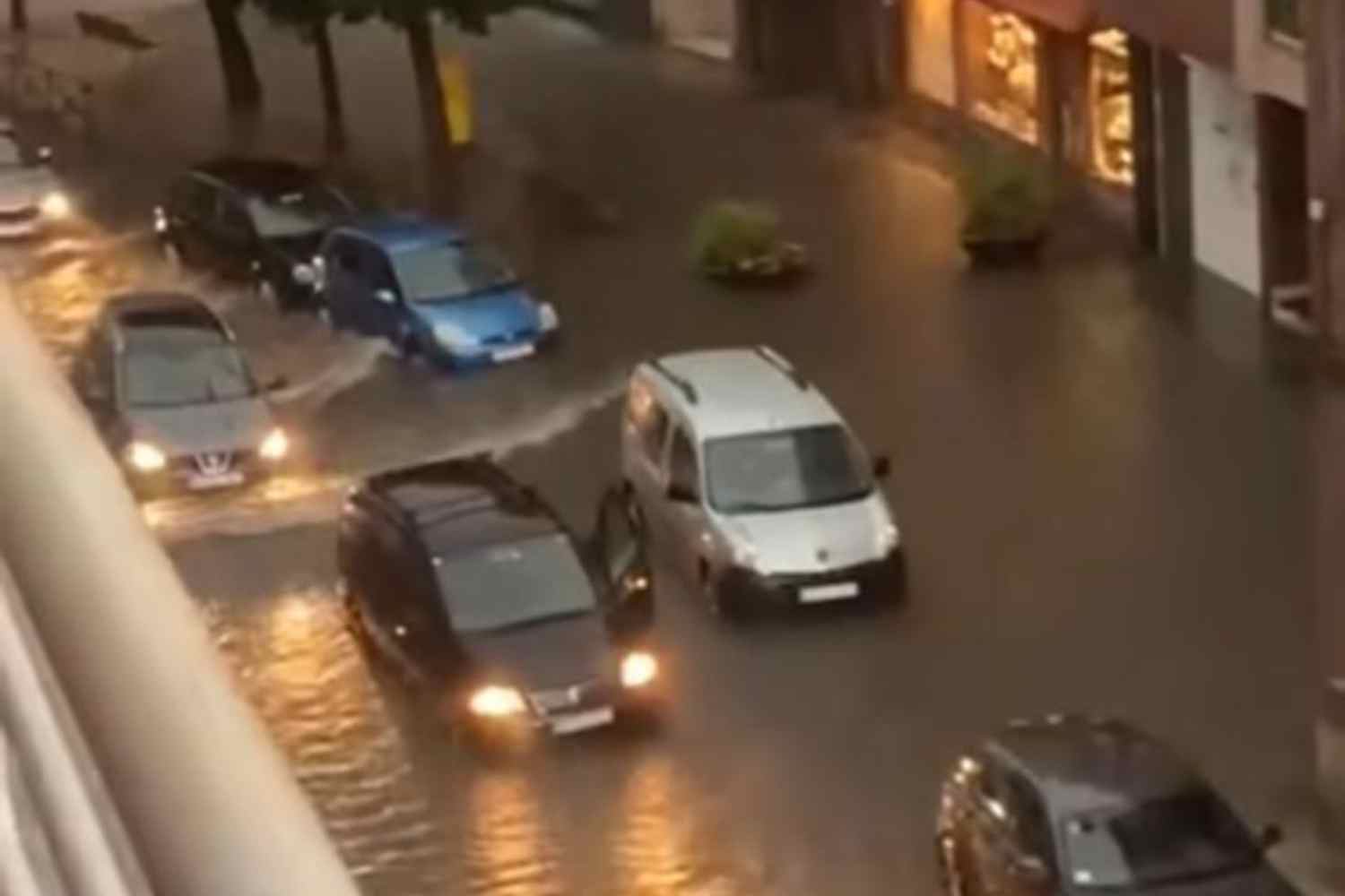 Estragos de la tormenta en León