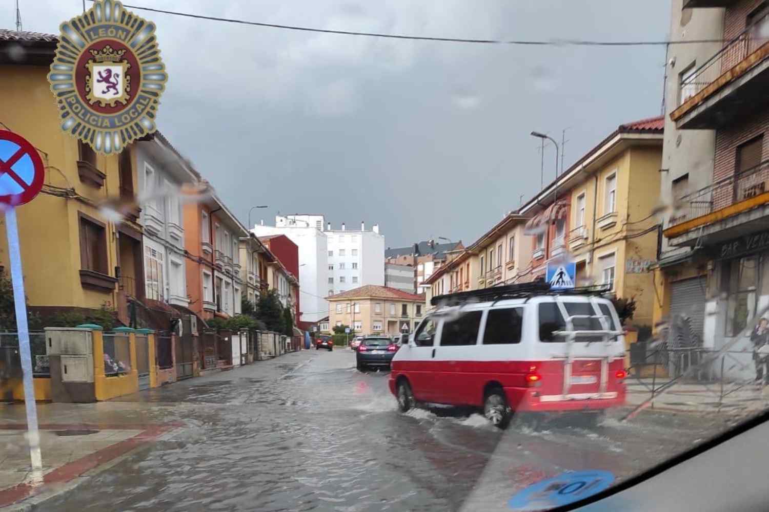 Estragos de la tormenta en León