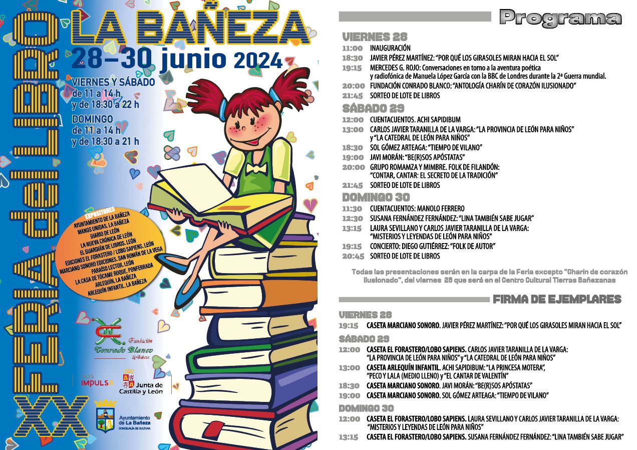 programa feria del libro la bañeza