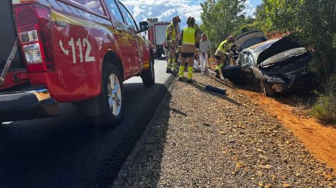 Cinco heridos tras atravesar la mediana de la AP-66 a la altura de Cimanes del Tejar (León)