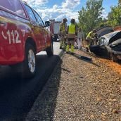 Cinco heridos tras atravesar la mediana de la AP-66 a la altura de Cimanes del Tejar (León) Cinco heridos tras atravesar la mediana de la AP-66 a la altura de Cimanes del Tejar (León)