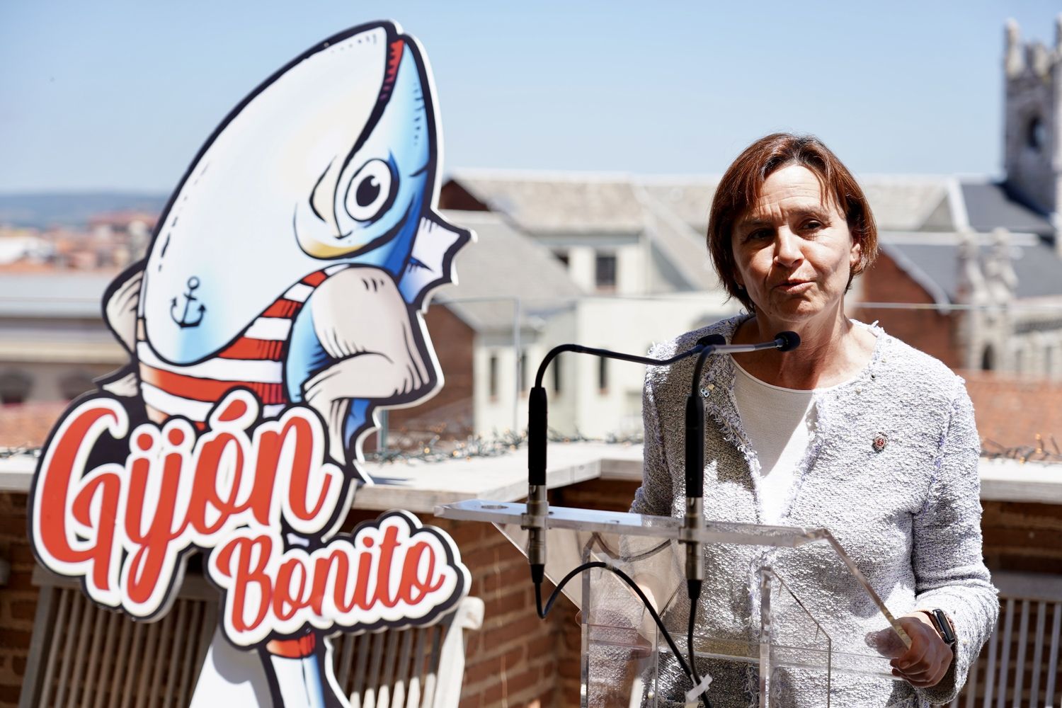 Presentación en León de la campaña ‘Gijón Bonito’ | Campillo / ICAL.