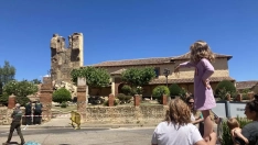Se desploma la torre de la iglesia de Villaturiel (León)