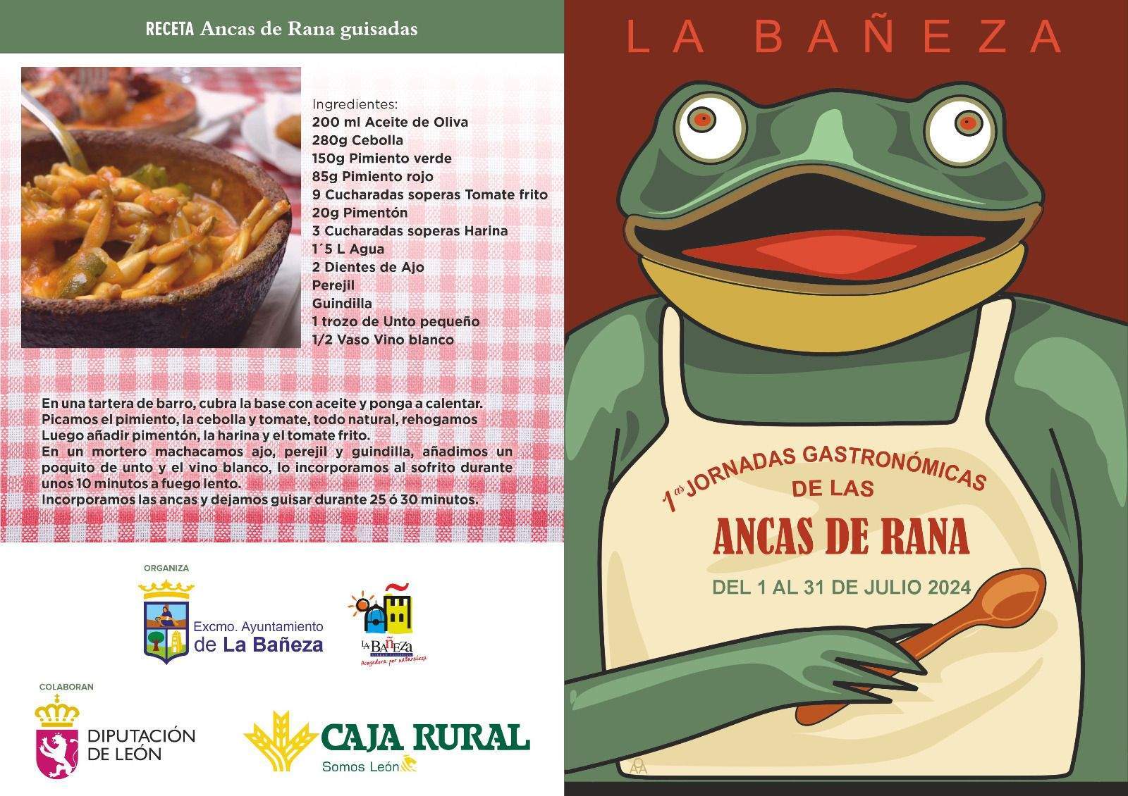 Díptico Jornadas. Exterior Díptico Jornadas. Exterior