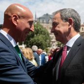 José Antonio Diez y José Luis Rodríguez Zapatero en una foto de archivo | Campillo (ICAL)