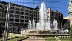 Si España gana la final de la Eurocopa, León no podrá celebrarlo en la fuente de Santo Domingo