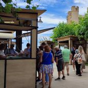La cultura se apodera de Valencia de Don Juan (León) en la inauguración de la XI Feria del Libro y Disco y la III Feria del Circo