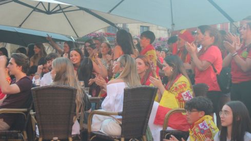 León durante la final de la Eurocopa